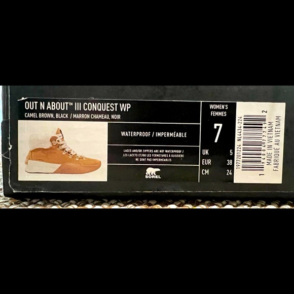 Sorel Out N About III Conquest Size 7 - Picture 6 of 6